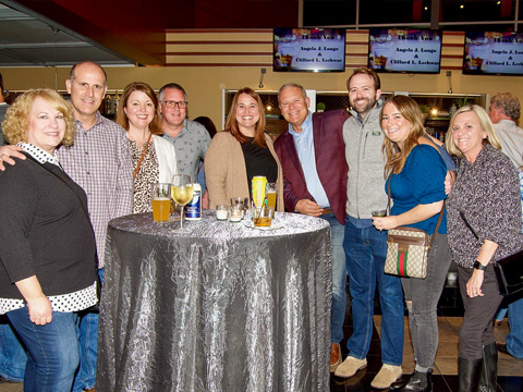 Participants at the Blue Jeans Bourbon and Bingo event