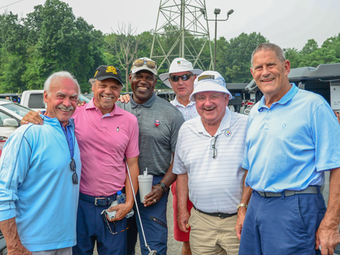 Pittsburgh sports celebrities at the Steelers Alumni Golf Classic