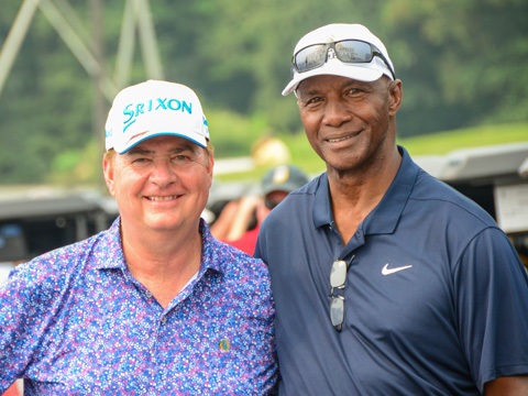 Pittsburgh sports celebrities at the Steelers Alumni Golf Classic